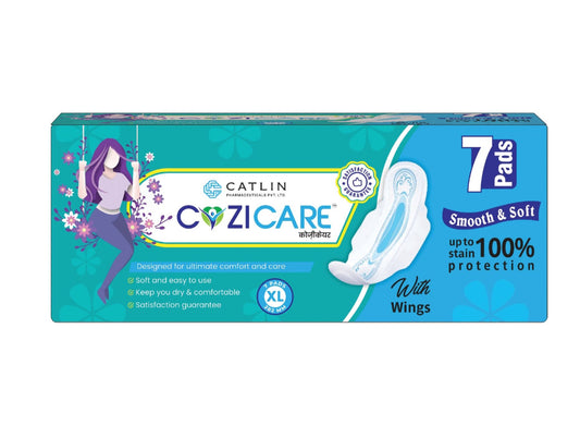 CoziCare Sanitary Pads - Pack of 7 Pads | Ultra Soft